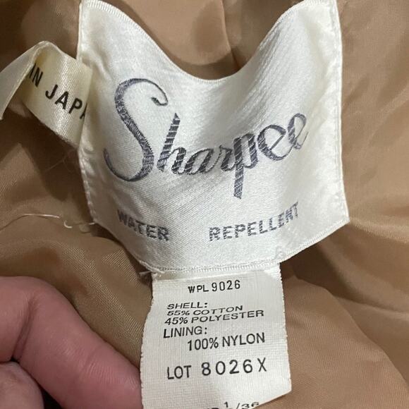 Vintage Tan Belted Trench Coat Light Academia Old Money - Picture 8 of 10